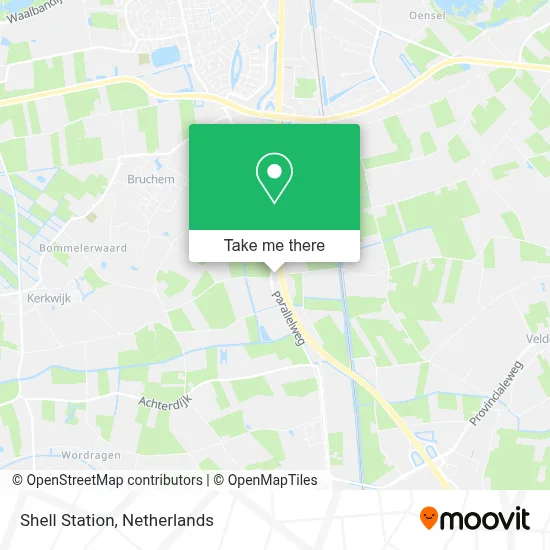 Shell Station map