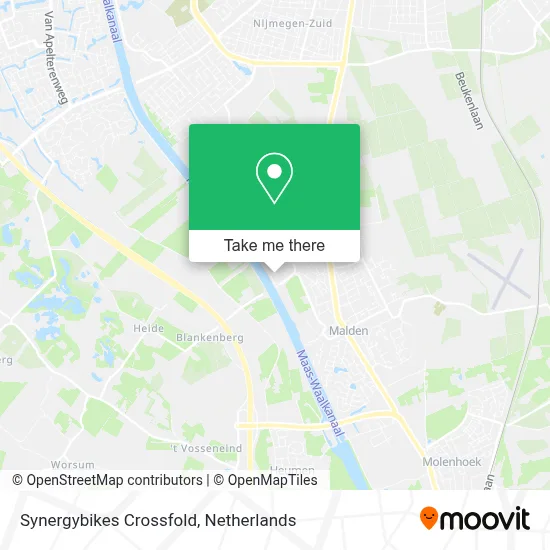 Synergybikes Crossfold map