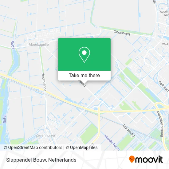 Slappendel Bouw map