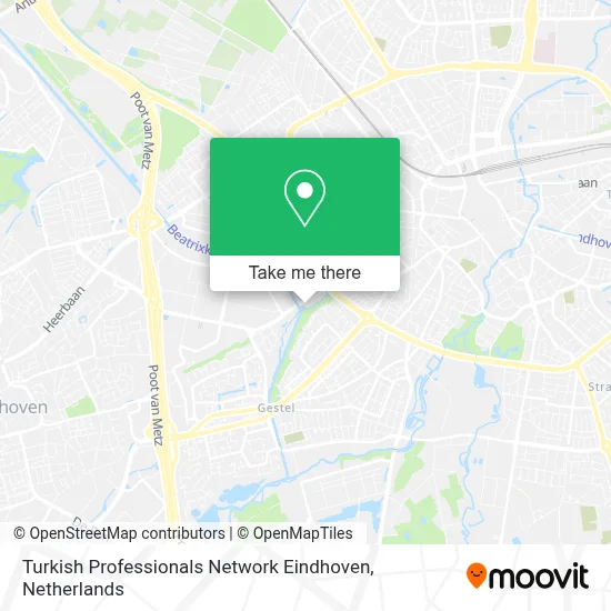 Turkish Professionals Network Eindhoven map