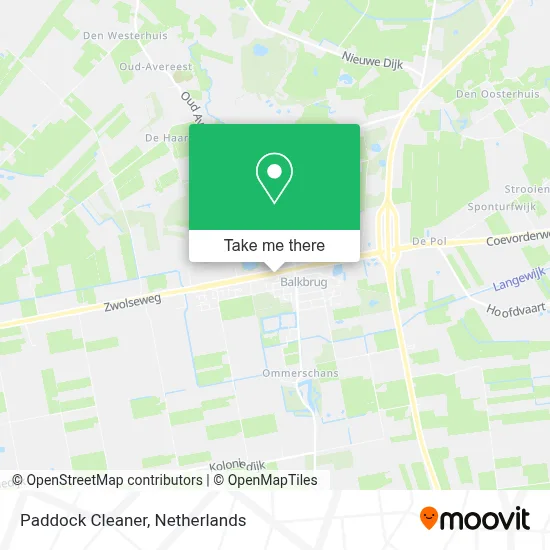 Paddock Cleaner map
