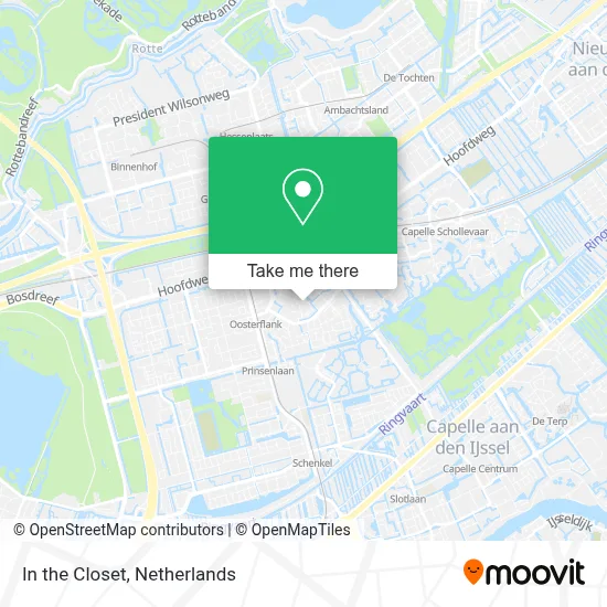 In the Closet map