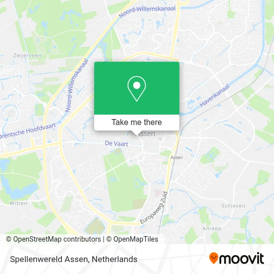 Spellenwereld Assen map