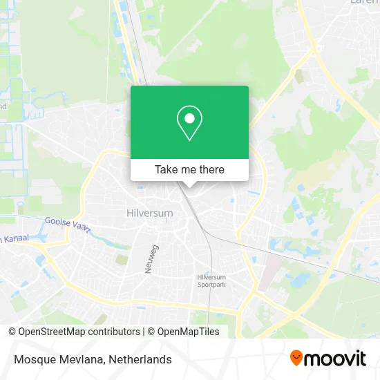 Mosque Mevlana map
