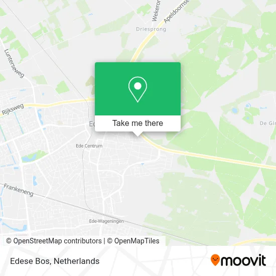 Edese Bos map