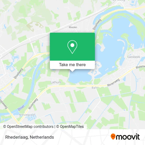 Rhederlaag Karte