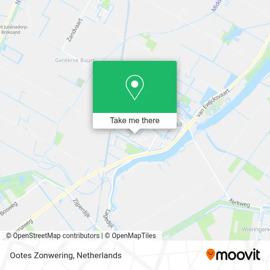 Ootes Zonwering map