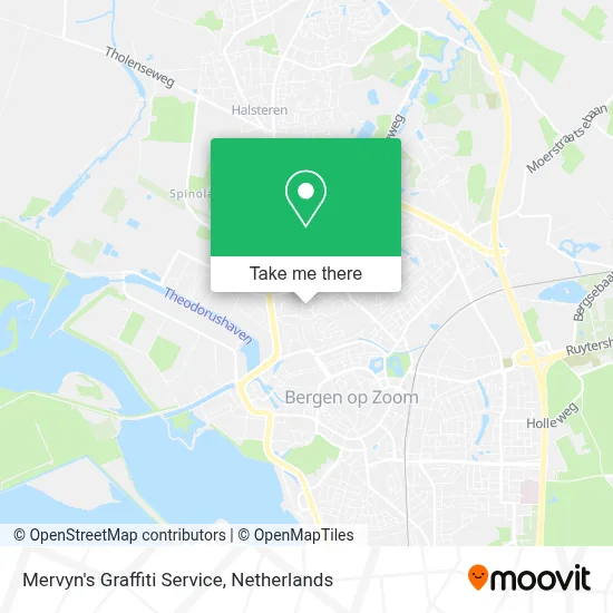 Mervyn's Graffiti Service map