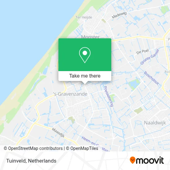 Tuinveld map