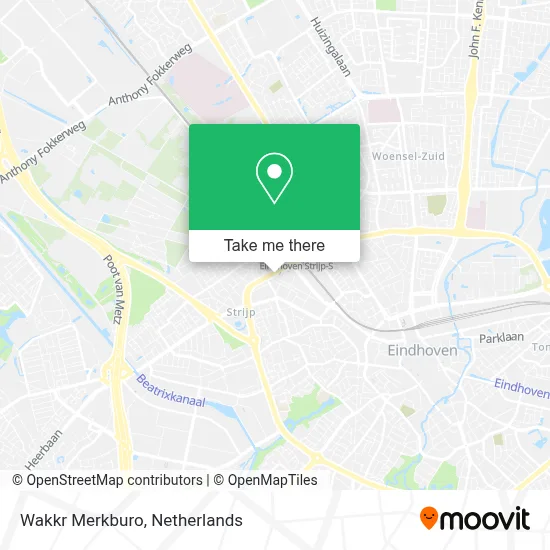 Wakkr Merkburo map