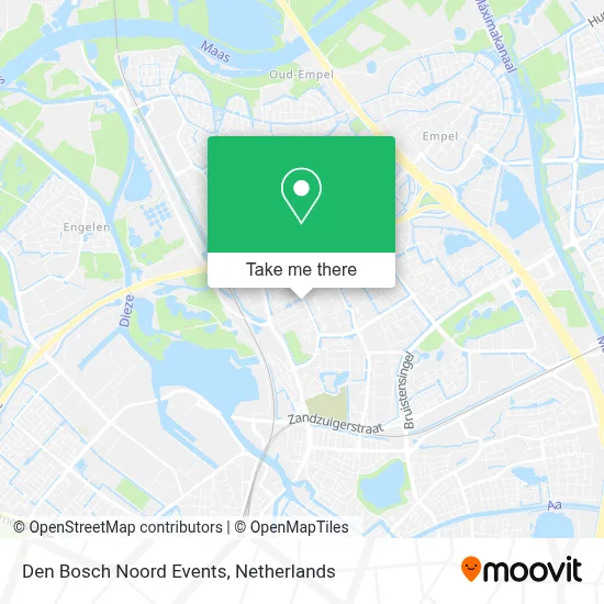 Den Bosch Noord Events map