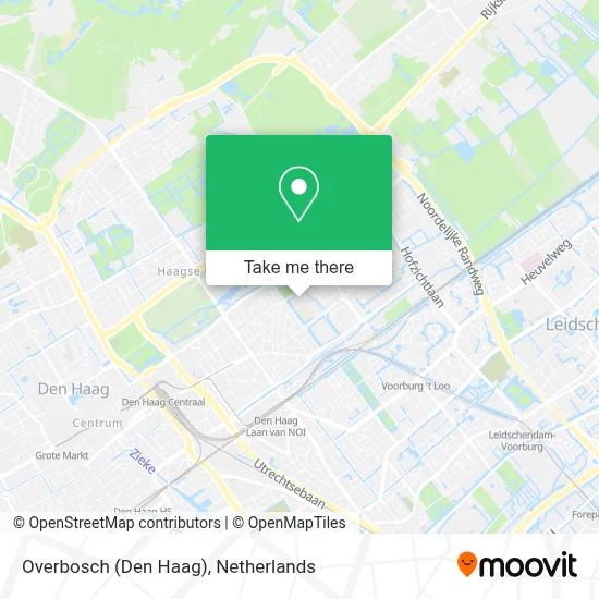 Overbosch (Den Haag) map