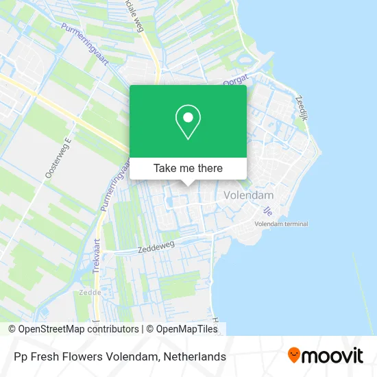 Pp Fresh Flowers Volendam map