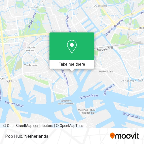 Pop Hub map