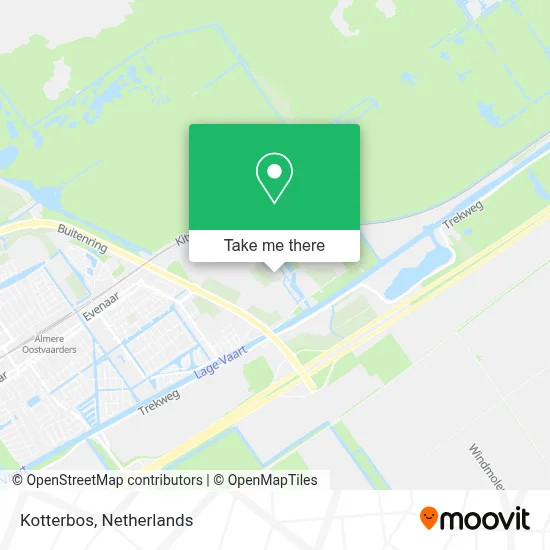 Kotterbos map
