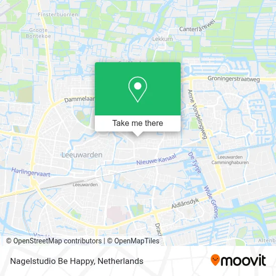 Nagelstudio Be Happy map