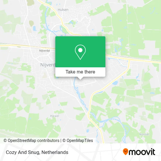 Cozy And Snug map