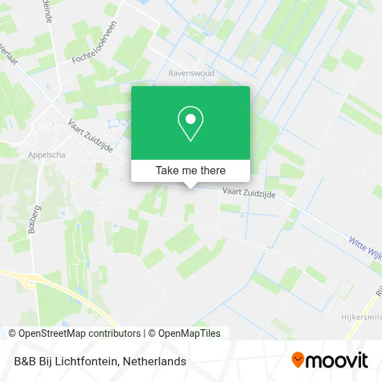 B&B Bij Lichtfontein map