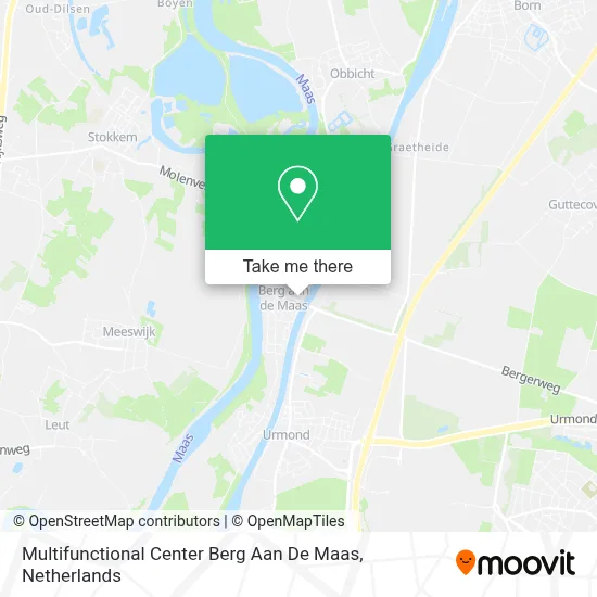 Multifunctional Center Berg Aan De Maas map