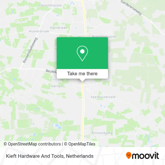 Kieft Hardware And Tools map