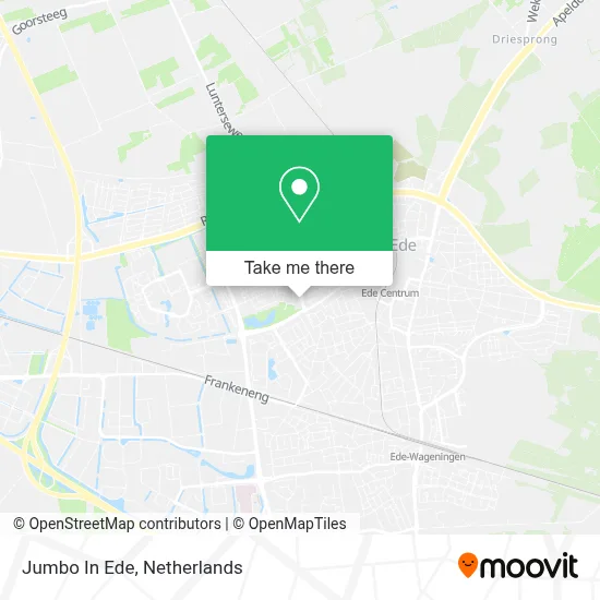 Jumbo In Ede map