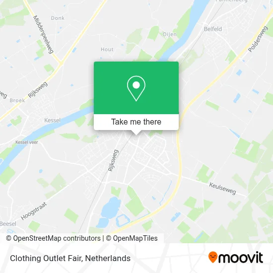 Kleding Outlet Beurs map