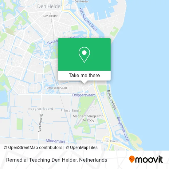 Remedial Teaching Den Helder map