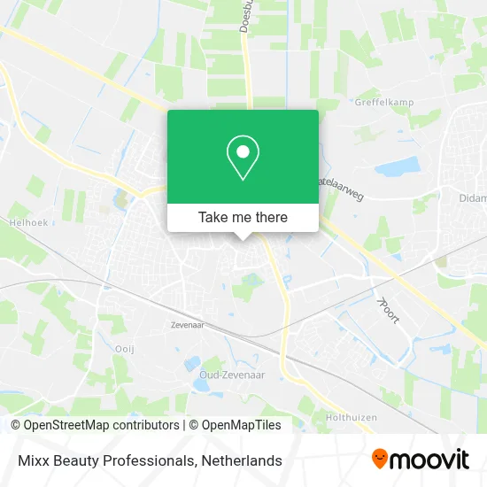 Mixx Beauty Professionals map