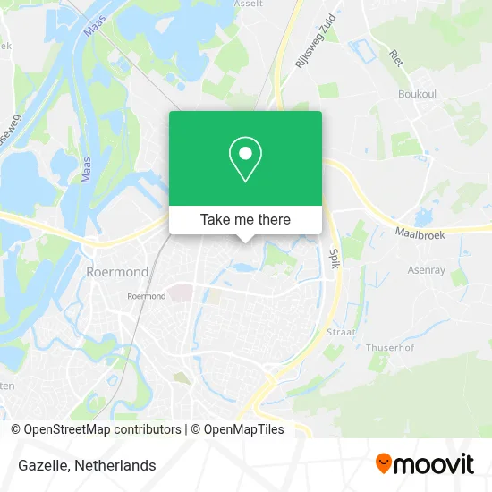 Gazelle map