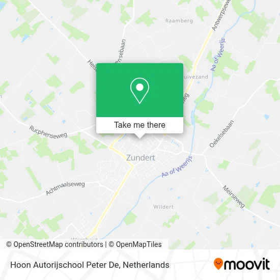 Hoon Autorijschool Peter De map