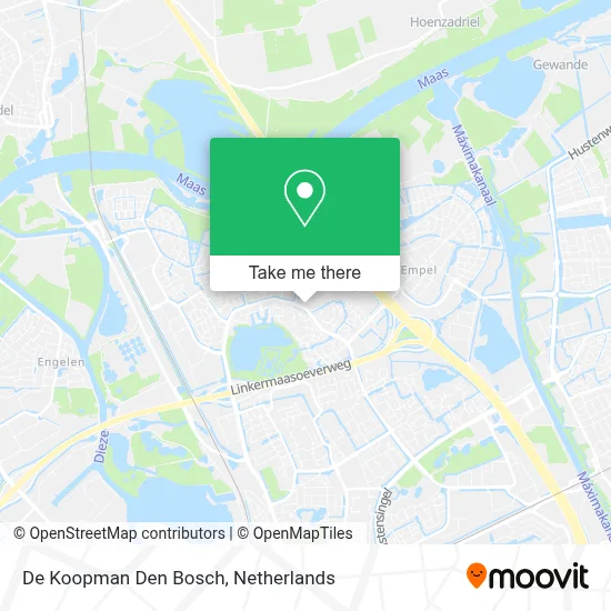 De Koopman Den Bosch map