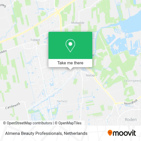 Almena Beauty Professionals map