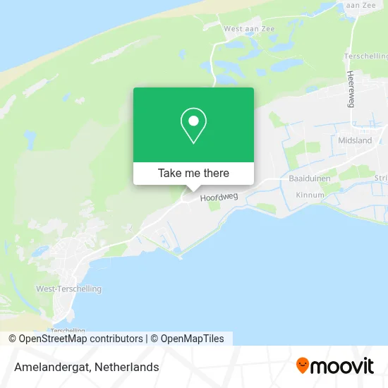 Amelandergat map