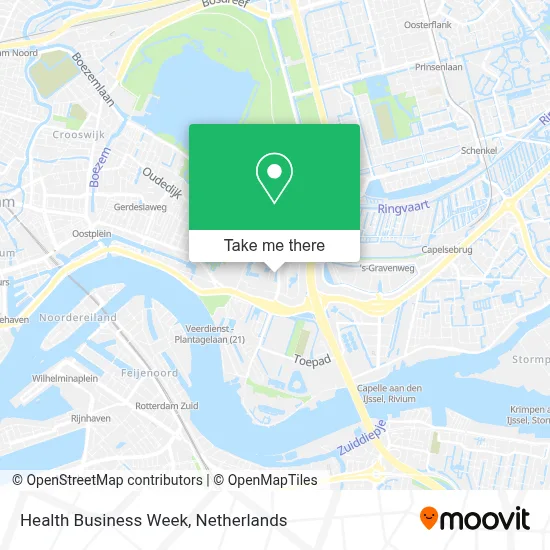 Health Business Week map