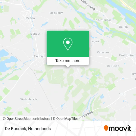 De Bosrank map