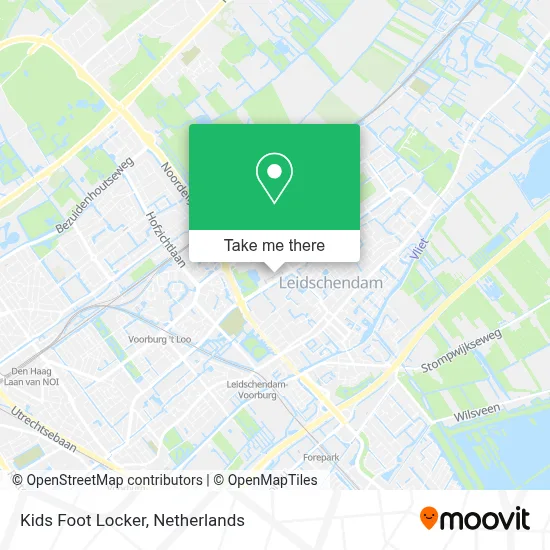 Kids Foot Locker map