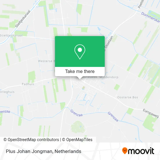 Plus Johan Jongman map