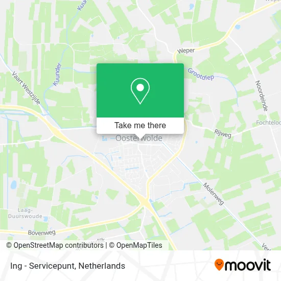 Ing - Servicepunt map