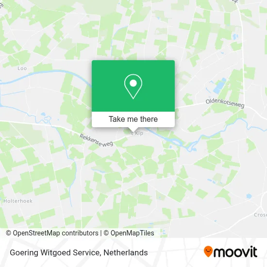Goering Witgoed Service map
