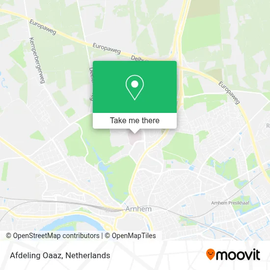 Afdeling Oaaz map