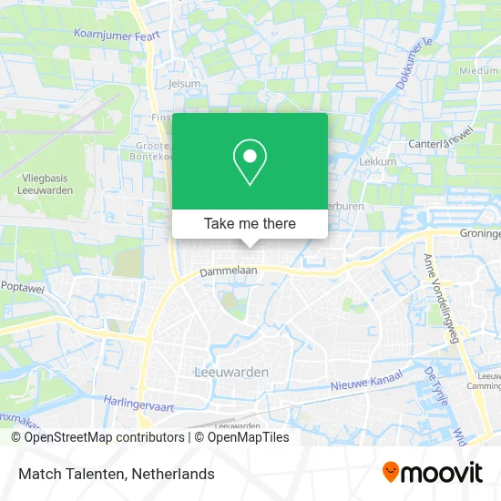 Match Talenten map