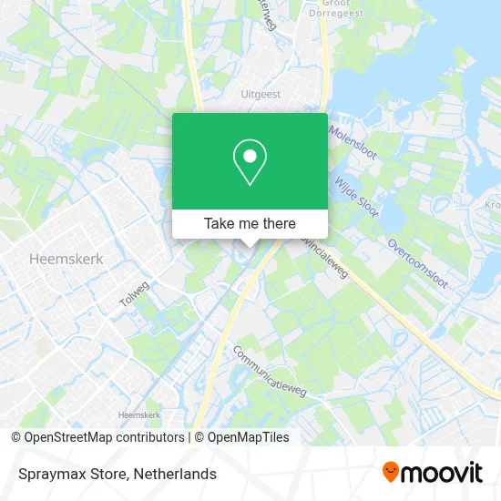 Spraymax Store map