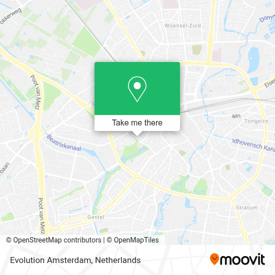 Evolution Amsterdam map