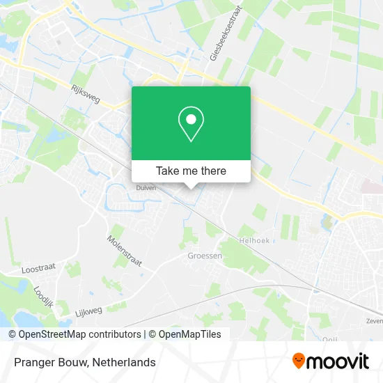 Pranger Bouw map
