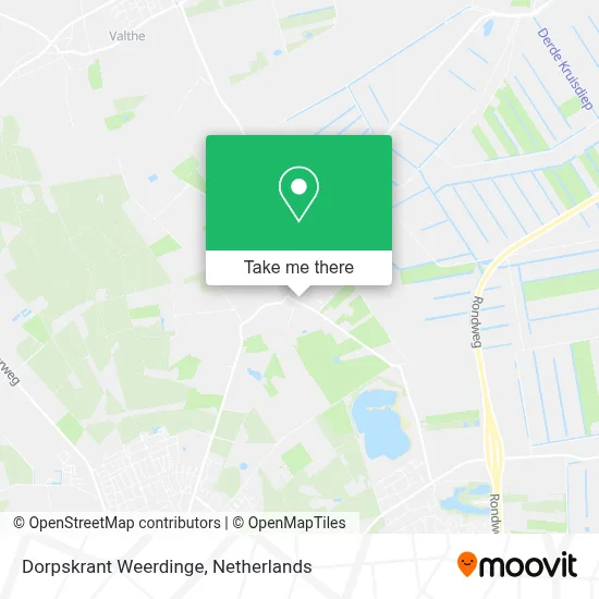 Dorpskrant Weerdinge map