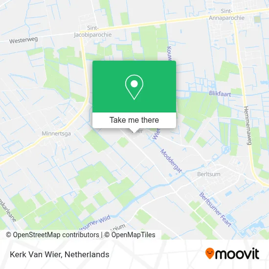 Kerk Van Wier map
