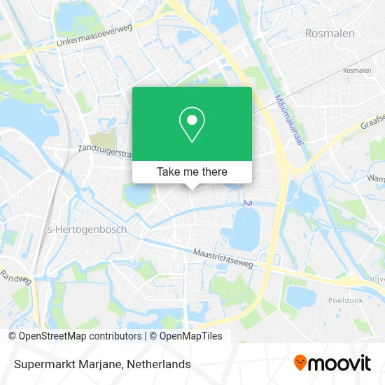 Supermarkt Marjane map