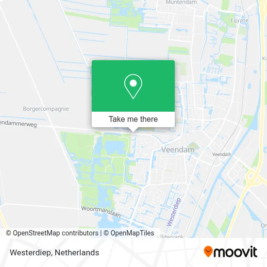 Westerdiep map