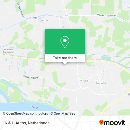 K & H Autos map