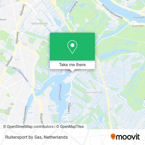 Ruitersport by Sas map